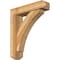 Ekena Millwork Thorton Craftsman Rough Sawn Bracket w/ Offset Brace, Western Red Cedar, 6"W x 24"D x 28"H BKT0604X24X28THR04RWR - alternate 1